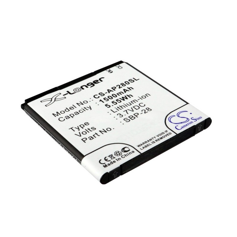 Batterie pour Asus A66 (1500 mAh/5.55 Wh, 3.7 V)