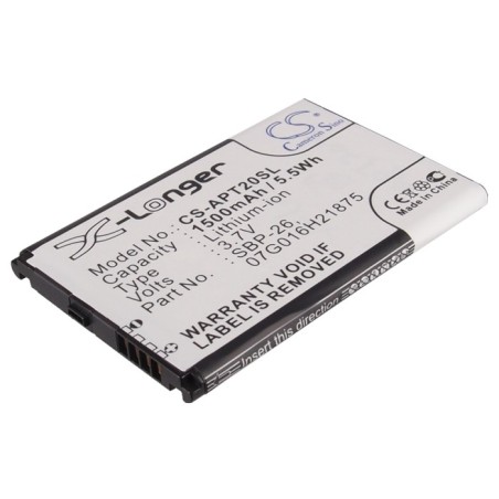 Batterie pour Asus SBP-26 (1500 mAh/5.55 Wh, 3.7 V)