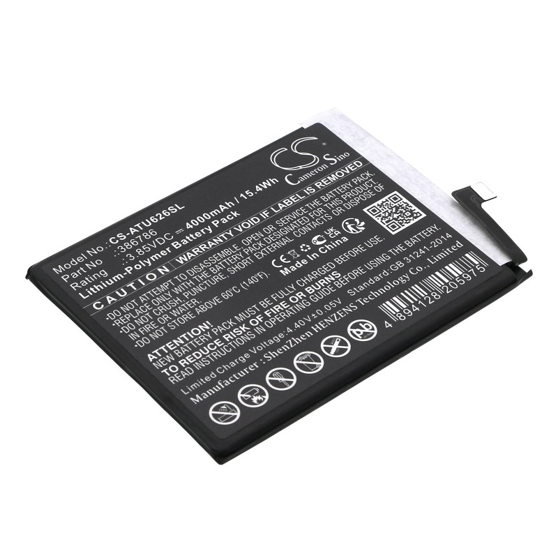 Batterie pour AT&T U668AA (4000 mAh/15.4 Wh, 3.85 V)