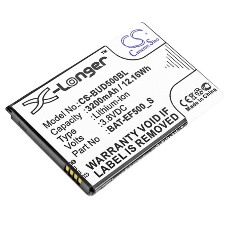 Batterie pour BlueBird BAT-EF500_S (3200 mAh/12.16 Wh, 3.8 V)