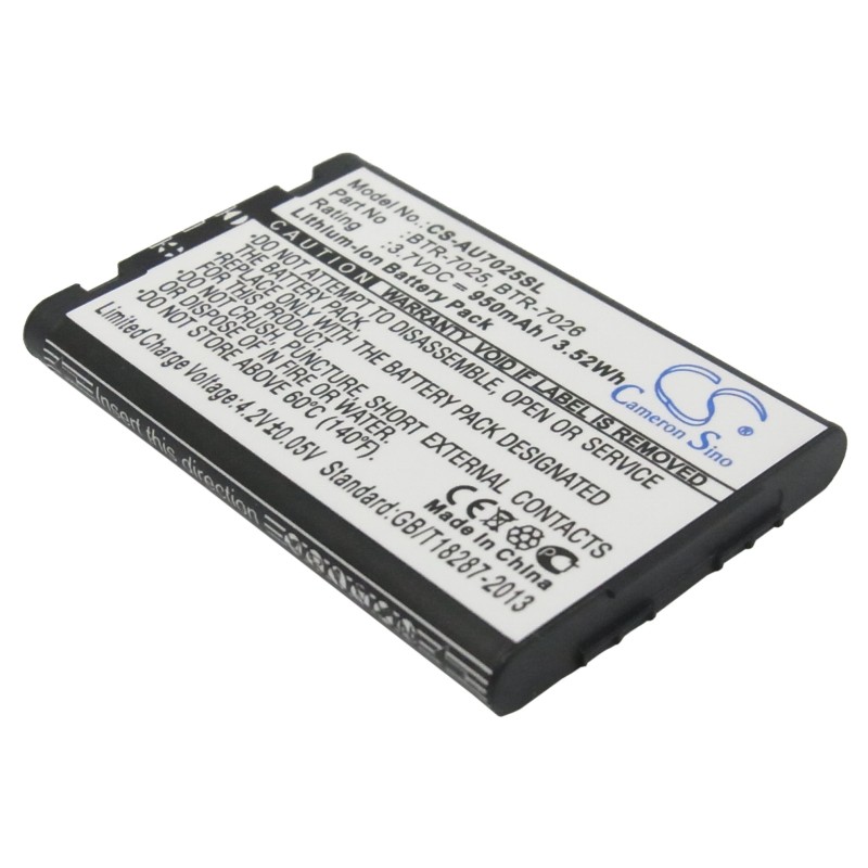 Batterie pour AudioVox CDM-220 (950 mAh/3.52 Wh, 3.7 V)