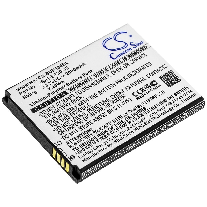 Batterie pour BlueBird BM180 (2000 mAh/7.4 Wh, 3.7 V)