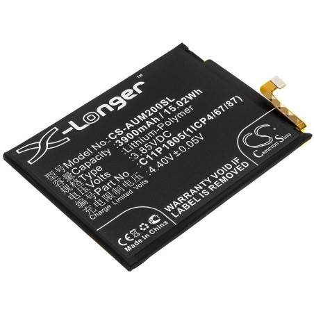 Batterie pour Asus ZenFone Max M2 (3900 mAh/15.02 Wh, 3.85 V)