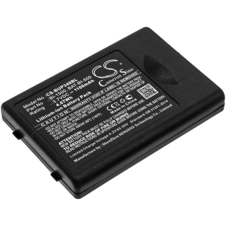 Batterie pour BlueBird BAT-BI-500 (1100 mAh/4.07 Wh, 3.7 V)