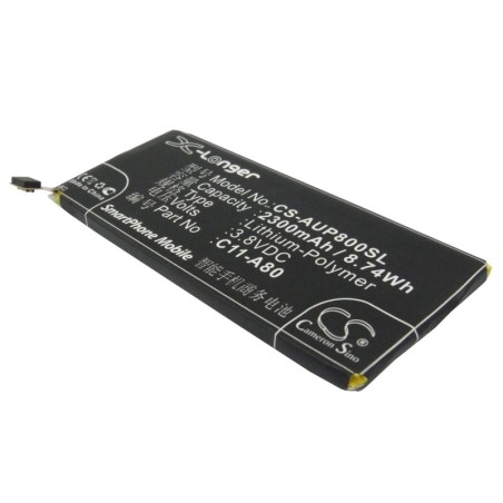 Batterie pour Asus A80 (2300 mAh/8.74 Wh, 3.8 V)