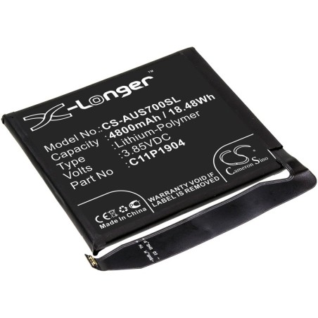 Batterie pour Asus ZenFone 7 (4800 mAh/18.48 Wh, 3.85 V)