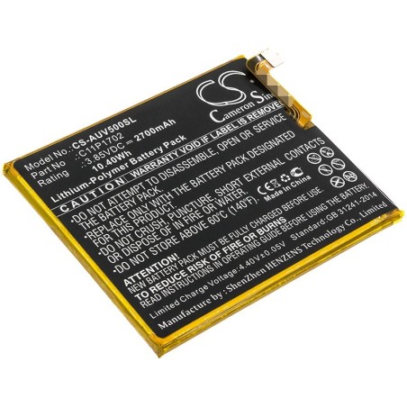 Batterie pour Asus C11P1702 (2700 mAh/10.4 Wh, 3.85 V)