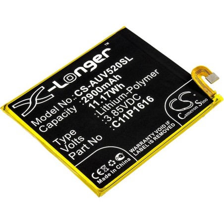Batterie pour Asus V520KL (2900 mAh/11.17 Wh, 3.85 V)