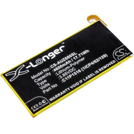 Batterie pour Asus ZU680KL (4600 mAh/17.71 Wh, 3.85 V)