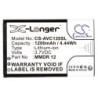 Batterie pour TechniSat RDR (1200 mAh/4.44 Wh, 3.7 V)