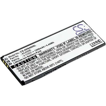 Batterie pour Archos 40 Neon (1200 mAh/4.44 Wh, 3.7 V)