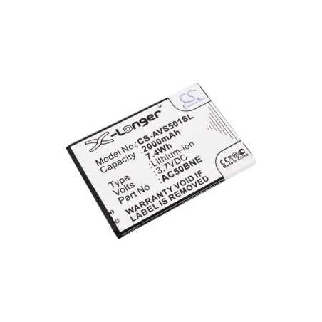 Batterie pour Archos AC50BNE (2000 mAh/7.4 Wh, 3.7 V)