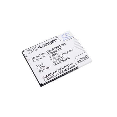 Batterie pour Archos 50c Oxygen (2000 mAh/7.4 Wh, 3.7 V)