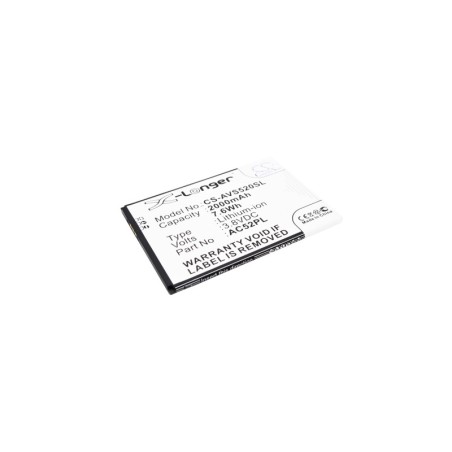 Batterie pour Archos 52 Platinum (2000 mAh/7.6 Wh, 3.8 V)