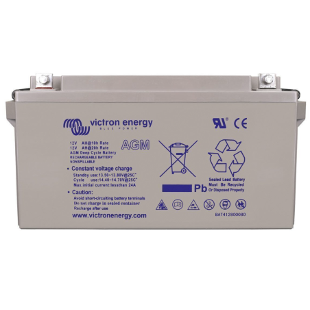 VICTRON ENERGY - BATTERIE SOLAIRE 90AH AGM 12V