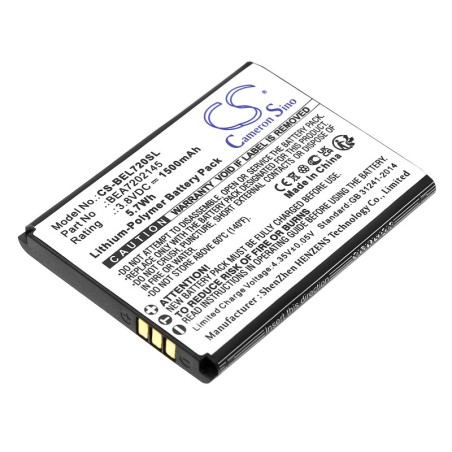 Batterie pour Bea-fon SL720 (1500 mAh/5.7 Wh, 3.8 V)