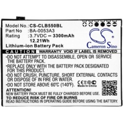 Batterie pour CipherLab CP50 (3300 mAh/12.21 Wh, 3.7 V)