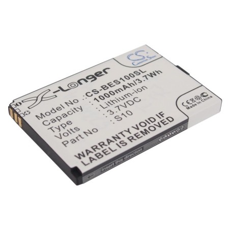 Batterie pour Bea-fon S10 (1000 mAh/3.7 Wh, 3.7 V)