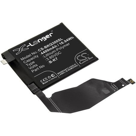 Batterie pour BBK iQOO 3 (4400 mAh/16.94 Wh, 3.85 V)