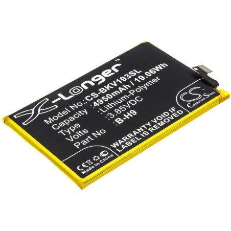 Batterie pour BBK B-H9 (4950 mAh/19.06 Wh, 3.85 V)