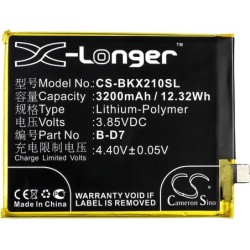 Batterie pour Vivo 1725 (3200 mAh/12.32 Wh, 3.85 V)