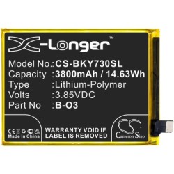 Batterie pour Vivo V2031EA (3800 mAh/14.63 Wh, 3.85 V)