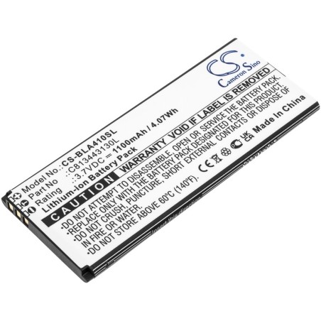 Batterie pour BLU L4 (1100 mAh/4.07 Wh, 3.7 V)