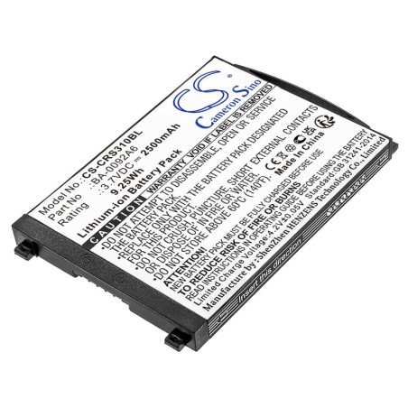 Batterie pour CipherLab RS31 (2500 mAh/9.25 Wh, 3.7 V)