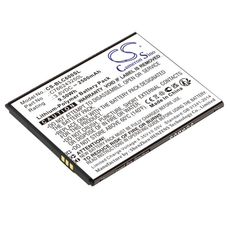 Batterie pour BLU C6 (2500 mAh/9.5 Wh, 3.8 V)