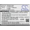 Batterie pour BLU S110 (1400 mAh/5.18 Wh, 3.7 V)