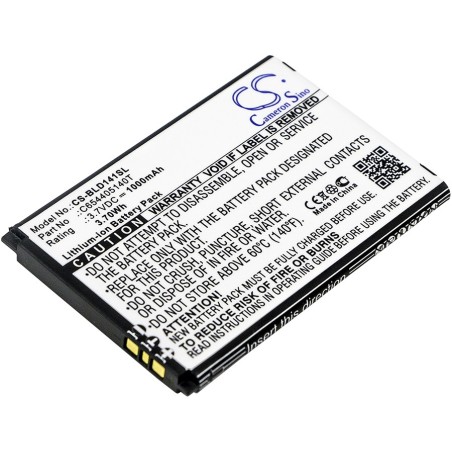 Batterie pour BLU Dash JR K (1000 mAh/3.7 Wh, 3.7 V)