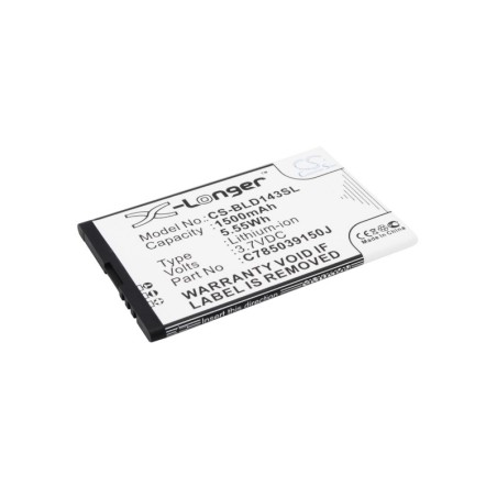 Batterie pour BLU D143K (1500 mAh/5.55 Wh, 3.7 V)