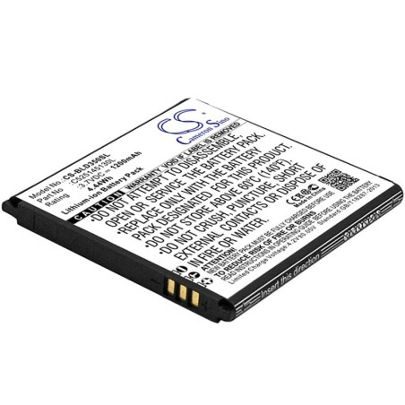 Batterie pour BLU A010U (1200 mAh/4.44 Wh, 3.7 V)