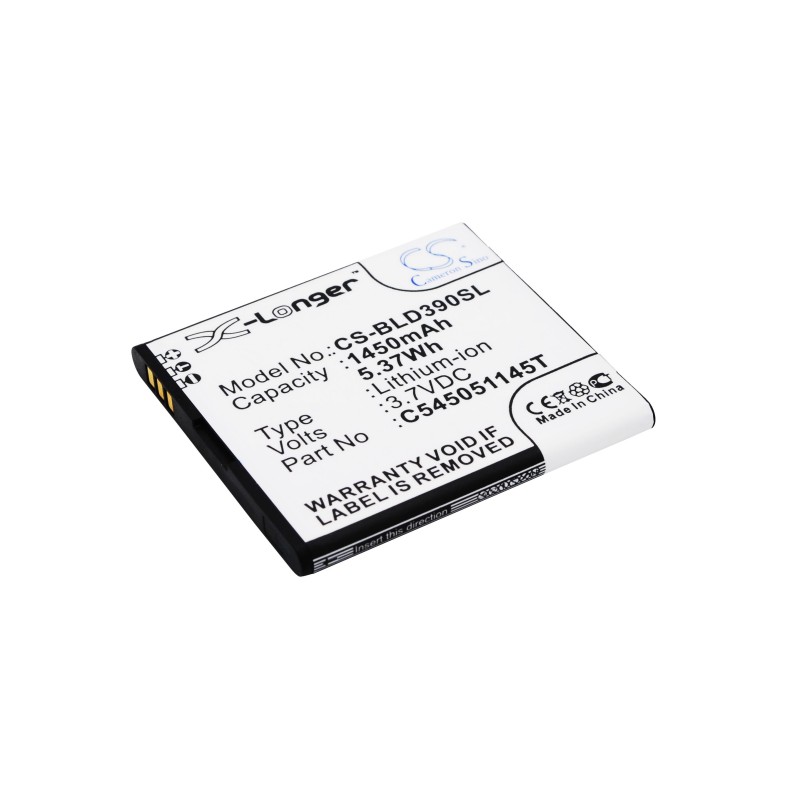 Batterie pour BLU Dash L (1450 mAh/5.37 Wh, 3.7 V)