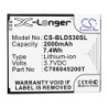 Batterie pour BLU Studio 5.0E (2000 mAh/7.4 Wh, 3.7 V)