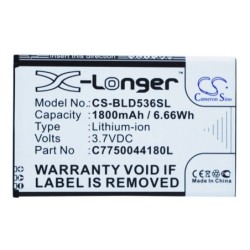 Batterie pour BLU Studio 5.0e (1800 mAh/6.66 Wh, 3.7 V)