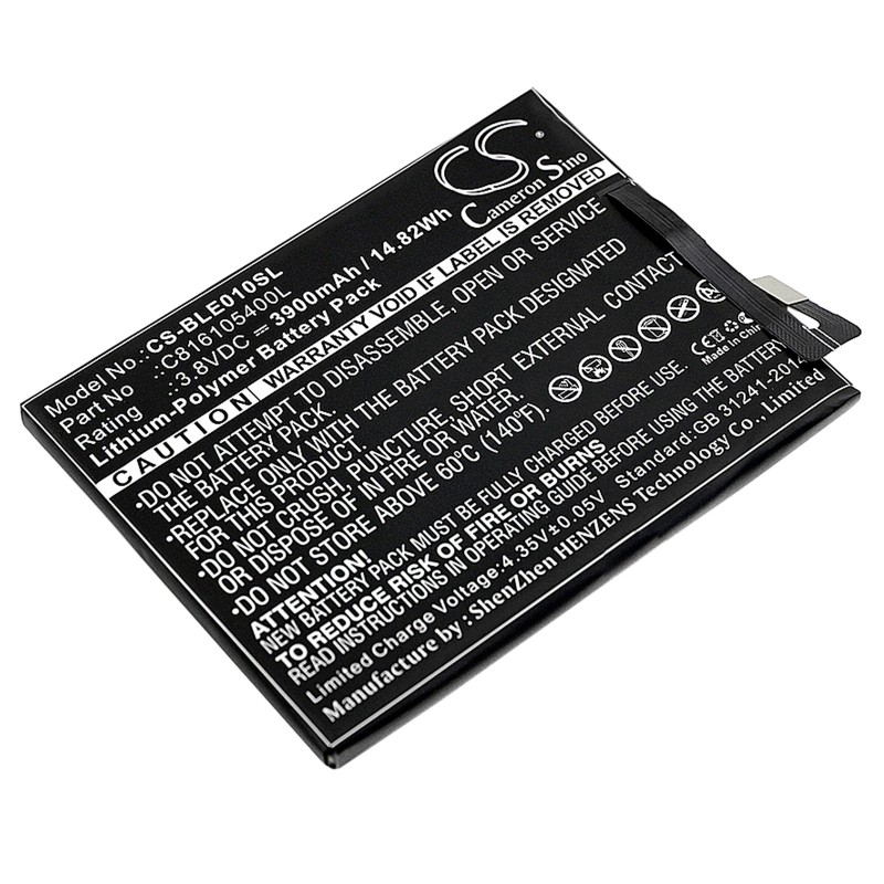 Batterie pour BLU E010Q (3900 mAh/14.82 Wh, 3.8 V)