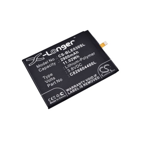 Batterie pour BLU E030US (2900 mAh/11.02 Wh, 3.8 V)