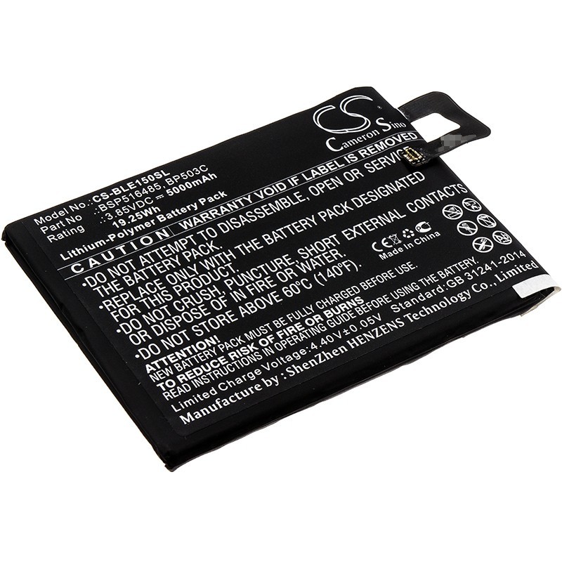 Batterie pour BLU E150 (5000 mAh/19.25 Wh, 3.85 V)