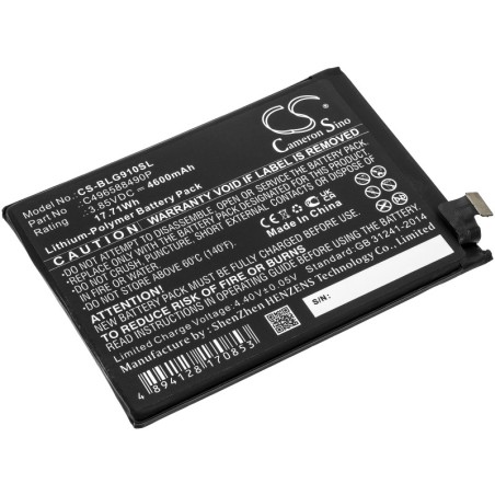 Batterie pour BLU G91 Pro (4600 mAh/17.71 Wh, 3.85 V)