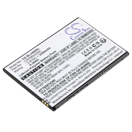 Batterie pour BLU J4 (2200 mAh/8.36 Wh, 3.8 V)
