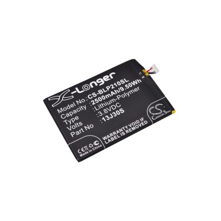 Batterie pour BLU L210i (2500 mAh/9.5 Wh, 3.8 V)