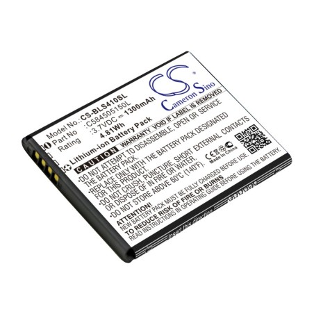 Batterie pour BLU S410 (1300 mAh/4.81 Wh, 3.7 V)