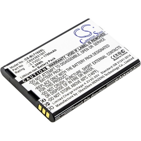 Batterie pour BLU Tank Li (1700 mAh/6.29 Wh, 3.7 V)