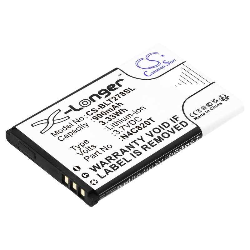 Batterie pour BLU T276 (900 mAh/3.33 Wh, 3.7 V)