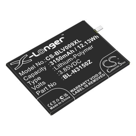 Batterie pour BLU V0090 (3150 mAh/12.13 Wh, 3.85 V)
