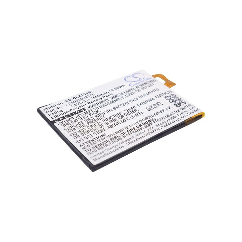 Batterie pour BLU X150 (2500 mAh/9.5 Wh, 3.8 V)