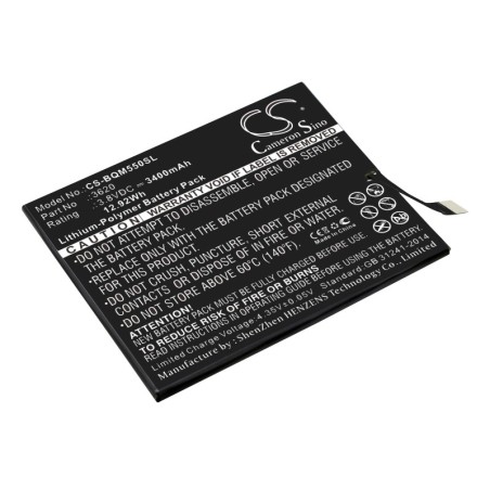 Batterie pour BQ 3620 (3400 mAh/12.92 Wh, 3.8 V)