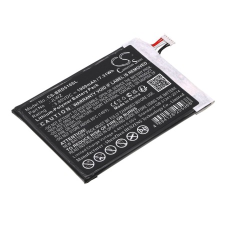Batterie pour Brondi 510 S HD (1900 mAh/7.32 Wh, 3.85 V)