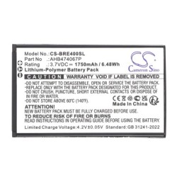 Batterie pour Brondi AHB474067P (1750 mAh/6.48 Wh, 3.7 V)